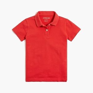 J. CREW CREWCUTS COTTON PIQUE UNIFORM POLO